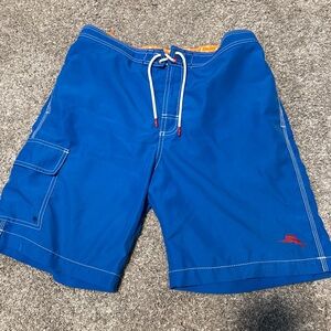 Tommy Bahama Men’s Large Blue Swim Shorts 006